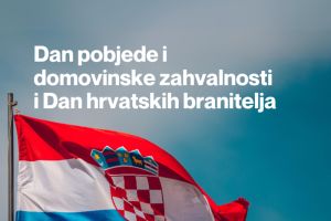 Čestitka u povodu Dana pobjede i domovinske zahvalnosti i Dana hrvatskih branitelja