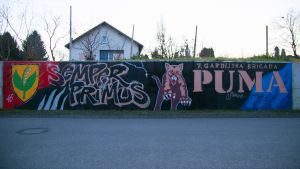 Mural u Kapelcu za legendarne Pume