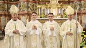 Timotej iz župe Maruševec i Josip iz župe Varaždin zaređeni za svećenike