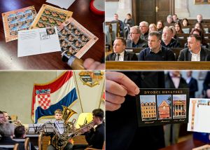 U Županijskoj palači promovirana poštanska marka „Dvorci Hrvatske&quot; - Klenovnik - Maruševec - Novi Marof“
